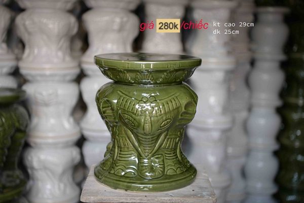 Đôn Voi gốm sứ Bát Tràng